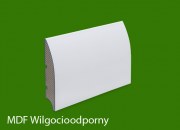 Listwa przypodłogowa MDF biała lakierowana - 80 x 16 PLUS – wilgocioodporna